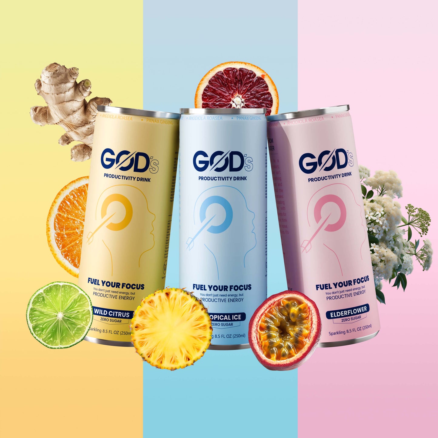 Wild Citrus + Tropical Ice - Variety Pack of 4