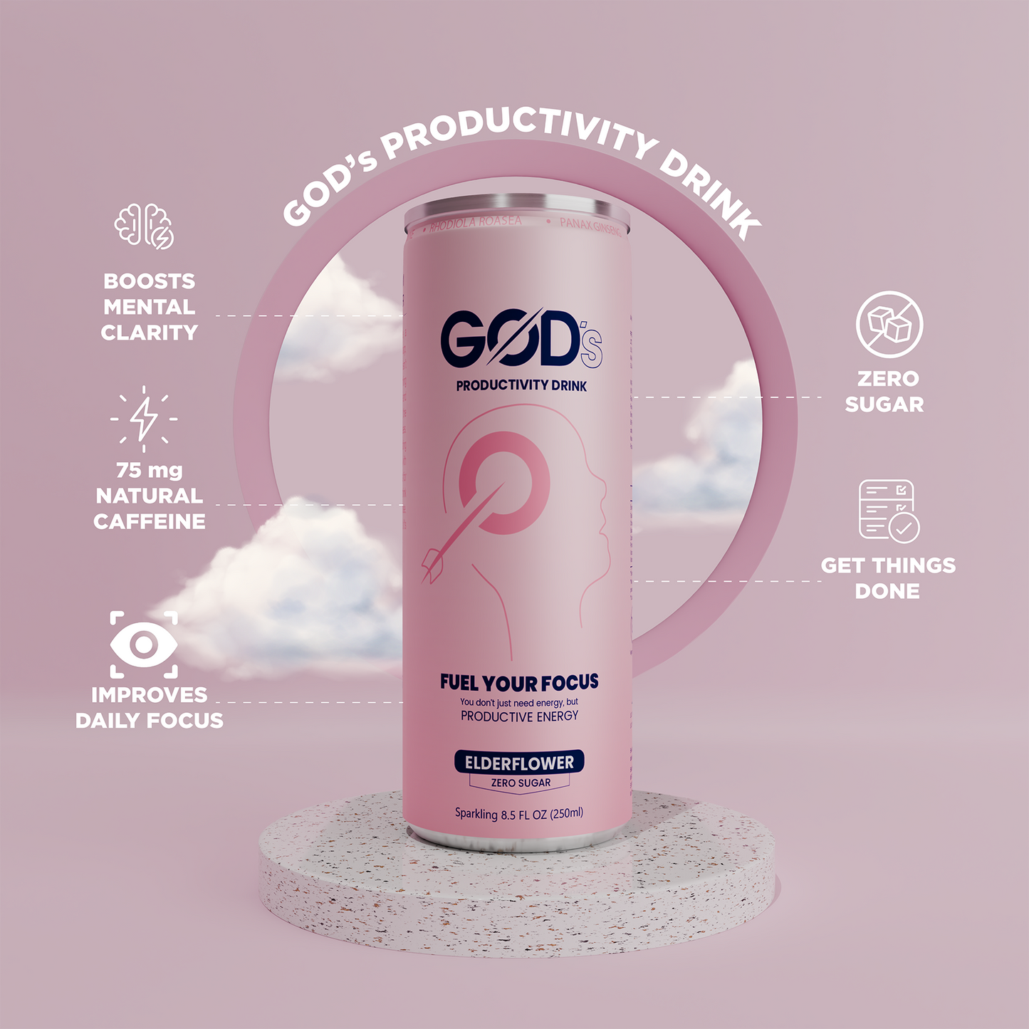 Productivity Drink - Elderflower