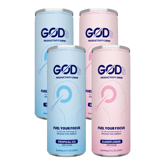 Tropical Ice + Elderflower - Variety Pack of 4